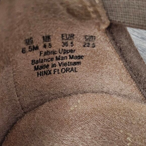 Life Stride Hinx Wedge Floral Suede Boho Sandal - Picture 5 of 11